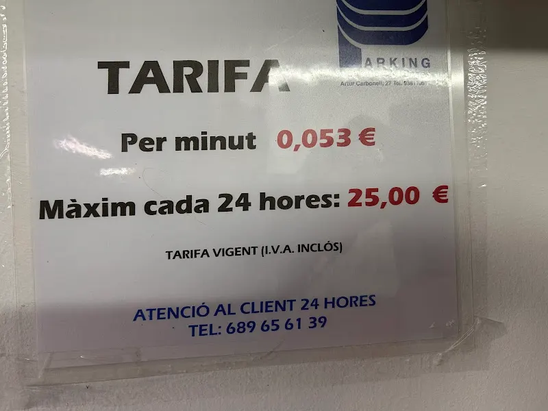 Parking Nou Mercat Sitges