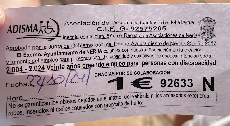 Nerja Free Parking