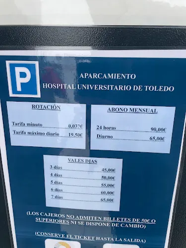 Parking público Hospital Universitario de Toledo - Toledo