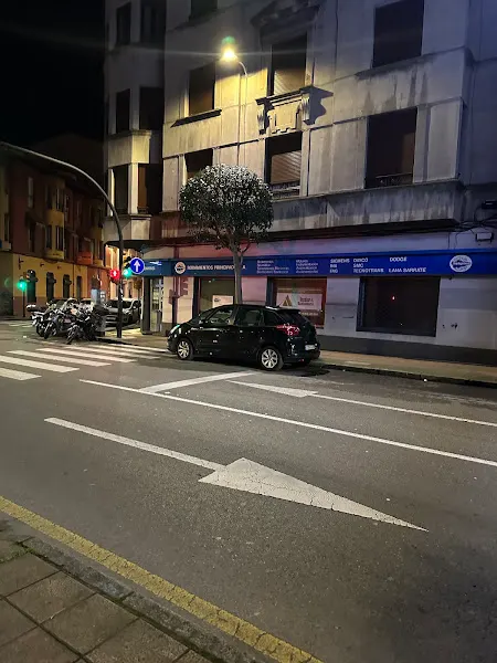 Zona de aparcamiento reservada para motos
