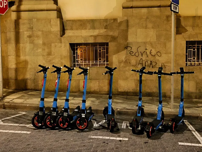 Aparcamiento de vehículos VMP