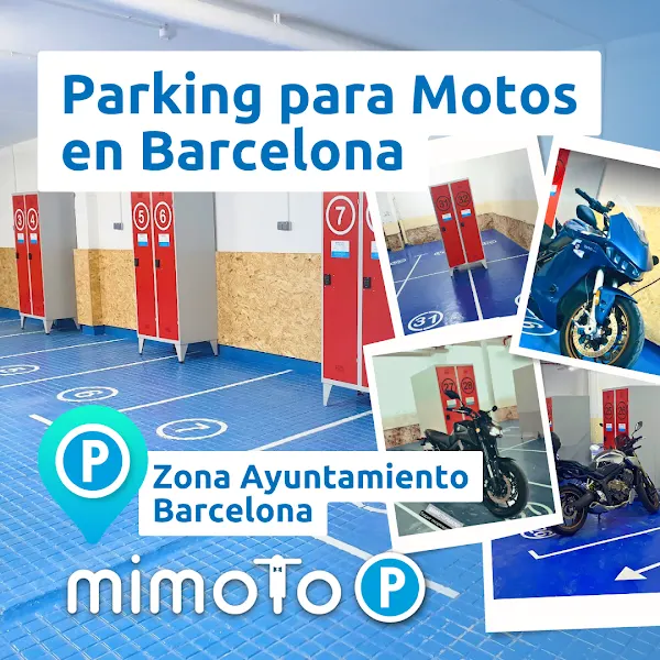 Parking Motos - Mimoto Zona Ayuntamiento Barcelona