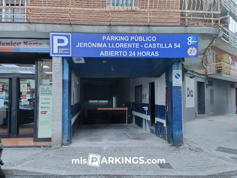 [P] Parking Jerónima Llorente - Castilla 54 - Aparcamiento en Madrid - foto 2
