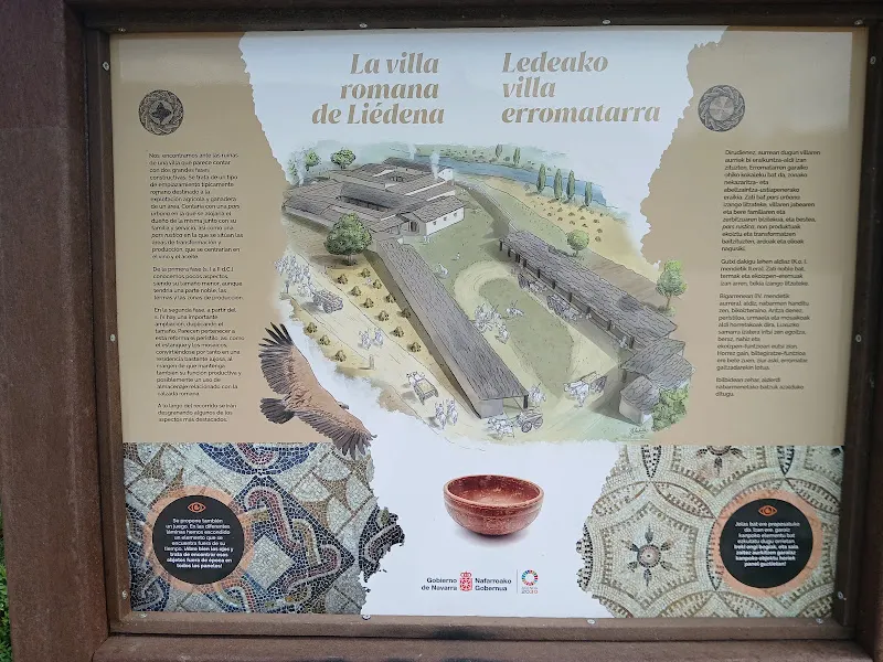 Aparcamiento Villa Romana Liedena - Liedena