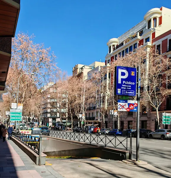 Aparcamiento Interparking Velázquez Jorge Juan - Parking 24 Horas Madrid