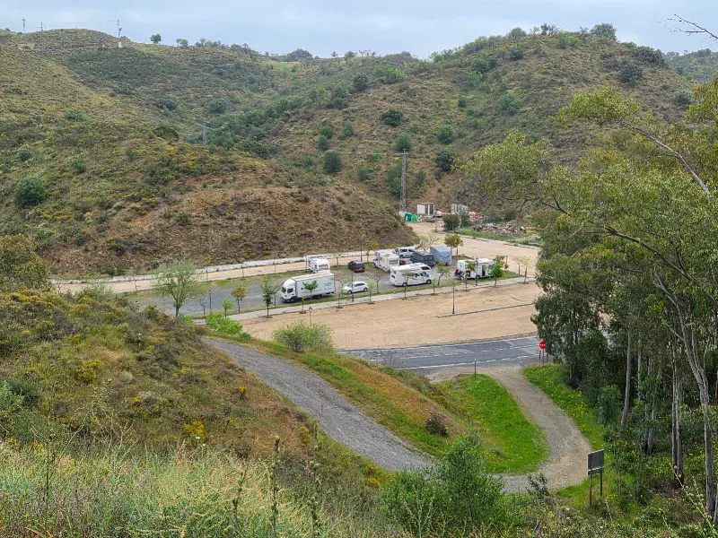 Aparcamiento para Autocaravanas sin servicios - Sanlucar de Guadiana