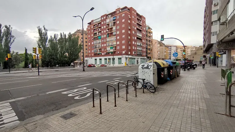 Zona de aparcamiento reservada para motos - Zaragoza