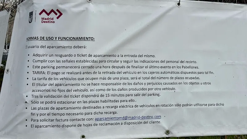 Parking Bancadas en Madrid