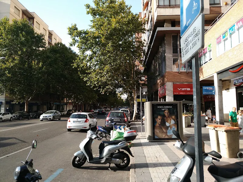 Zona de aparcamiento reservada para motos
