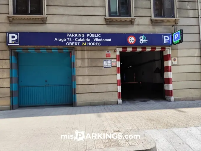 [P] Parking Aragó 78 - Calabria - Viladomat - Aparcamiento cubierto en Barcelona - foto 2