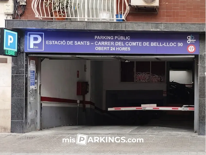 [P] Parking Estació Sants - Carrer dels Comtes de Bell-Lloc 90 - Aparcamiento en Barcelona - foto 2