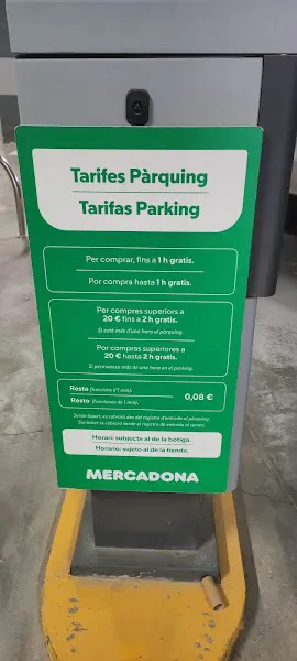 Aparcamiento para Clientes Mercadona