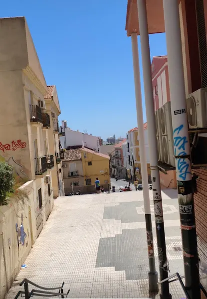 Zona de aparcamiento reservada para motos - Málaga