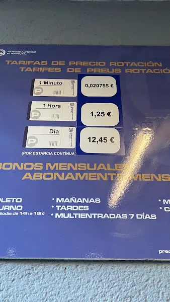 Parking Alfonso El Sabio SL