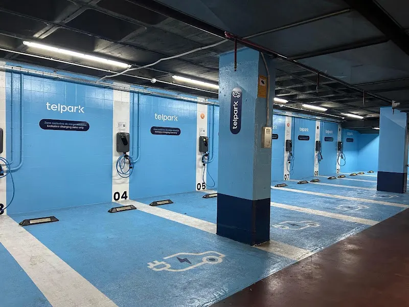 Punto de carga Telpark - Estación de carga de vehículos eléctricos en Gijón