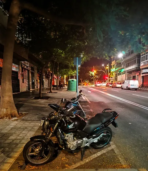 Aparcamiento para motos - Santa Cruz de Tenerife