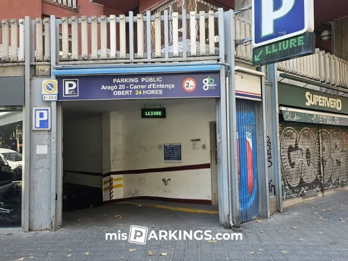 [P] Parking Aragó 20 - Carrer d'Entença - Aparcamiento en Barcelona - foto 2
